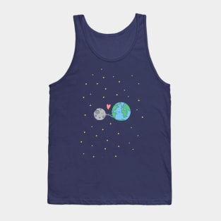 BFF Earth And Moon Tank Top